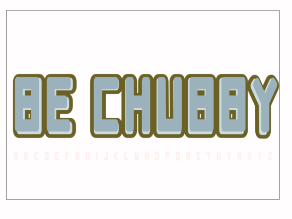 Bechubby: A Friendly Font for Branding and Design