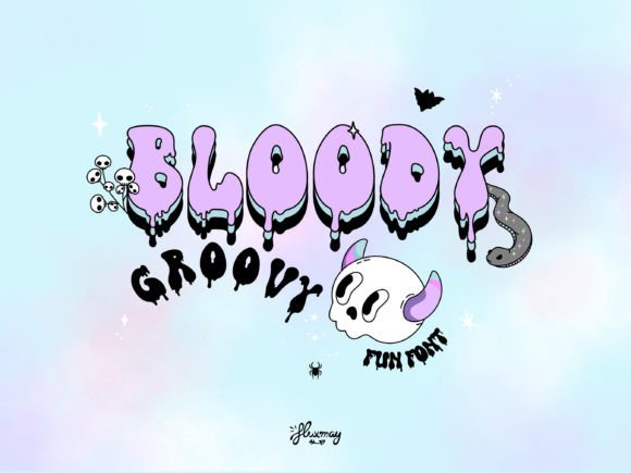 Bloody Groovy: A Spooky-Perfect Display Font for Small Business Branding