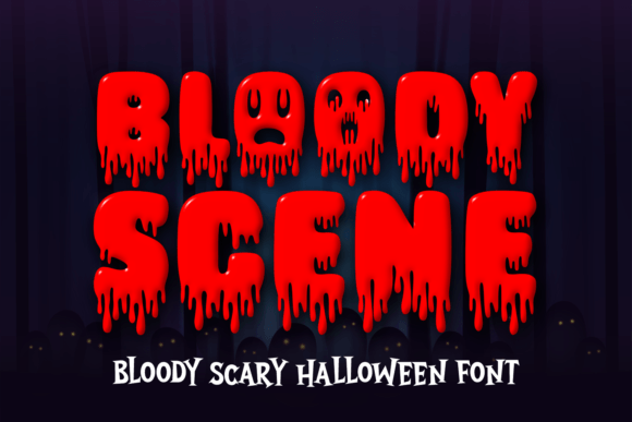 Bloody Scene Font: Editorial Horror with Typographic Precision
