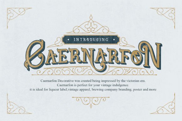 Caernarfon: A Vintage Serif Display Font That Elevates Your Brand