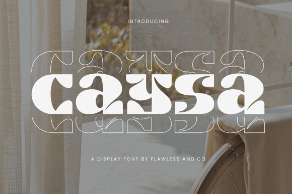 Caysa: A Display Font That Makes Your Headlines Instantly Recognizable
