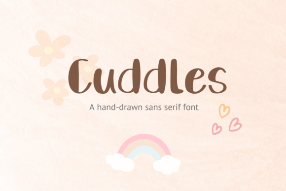 Cuddles: A Playful Display Font That Feels Like a Warm Hug
