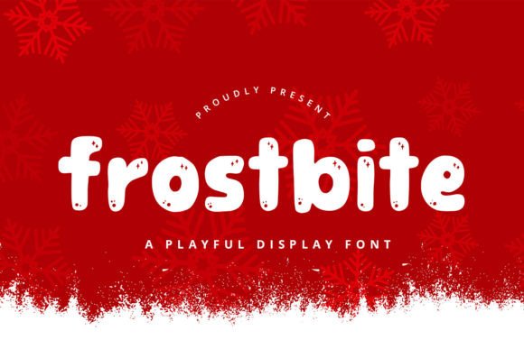 Frostbite: A Playful Display Font That Feels Like Childhood Joy