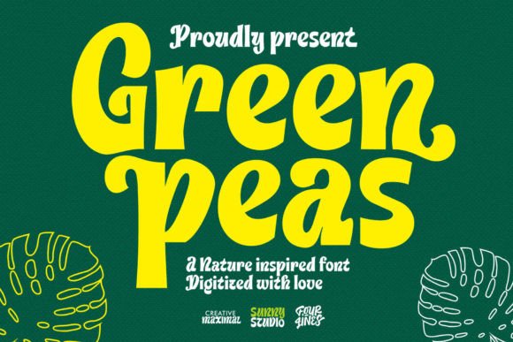 Green Peas: A Display Font for Thoughtful Editorial Design