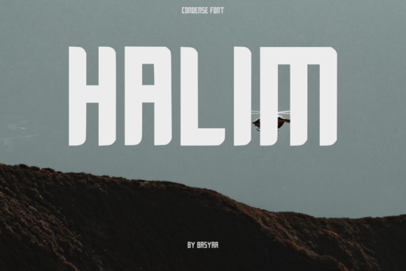 Halim: A Bold, Condensed Display Font for Modern Web Design