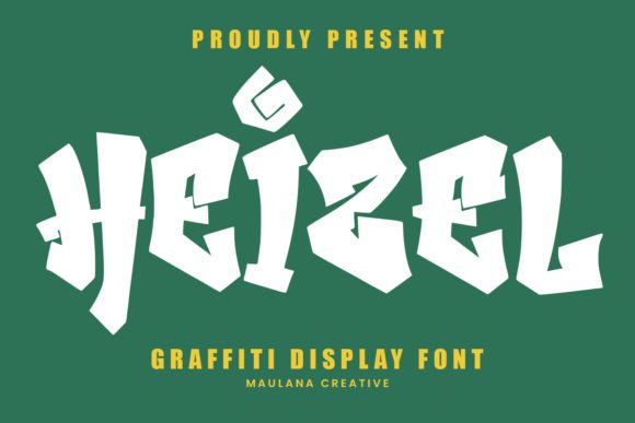 Heizel Graffiti: A Bold Display Font for Campaign Creativity