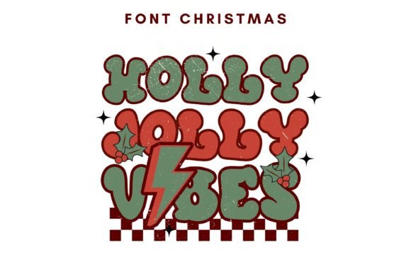 Holly Jolly Vibes: A Display Font That Feels Like a Warm Hug
