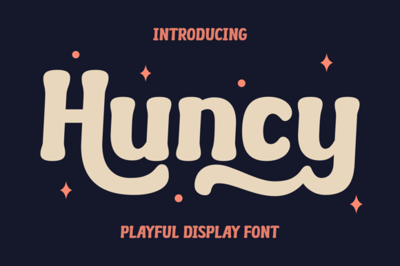 Huncy: A Joyful Display Font for Small Business Branding