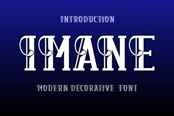 Imane: A Playful Font for Digital Branding
