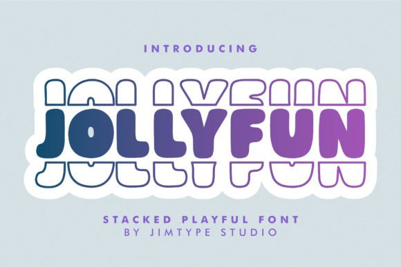 Jollyfun: A Playful Display Font for Thoughtful Design