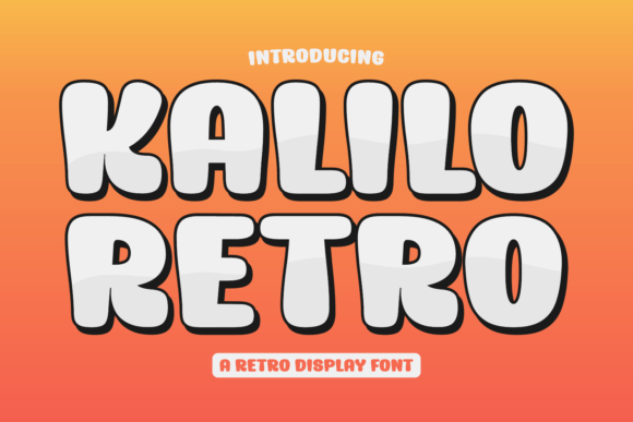 Kalilo Retro: A Serif Font for Editorial Nostalgia