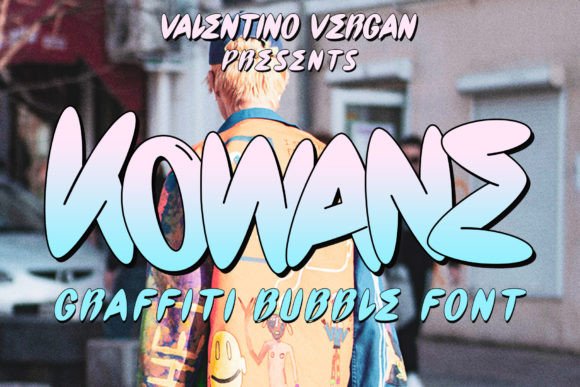 Kowane: A Playful Bubble Font for Handmade Labels & Printables