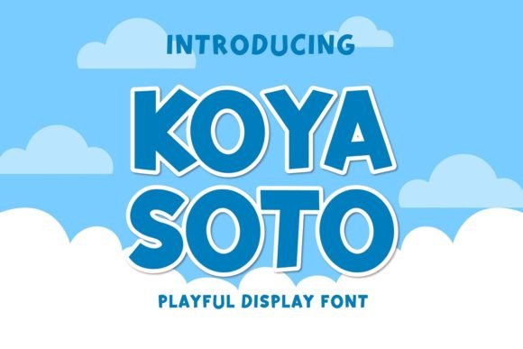 Koya Soto: A Playful Display Font That Elevates Real Small Business Branding