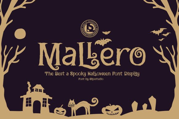 Mallero: A Halloween Display Font That Elevates Digital Branding