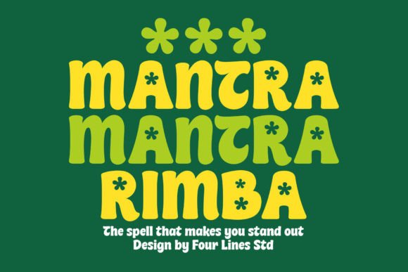Mantra Rimba: A Thoughtful Display Font for Nature-Inspired Branding