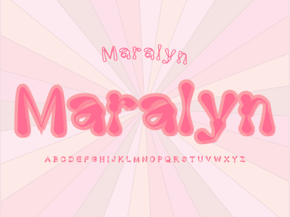 Maralyn: A Display Font That Makes Your Brand Feel Magical