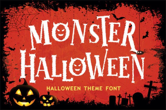 Monster Halloween: A Spooky Display Font That Elevates Real Business Branding