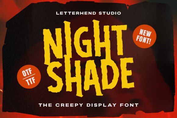 Night Side: A Display Font That Owns the Dark Edge