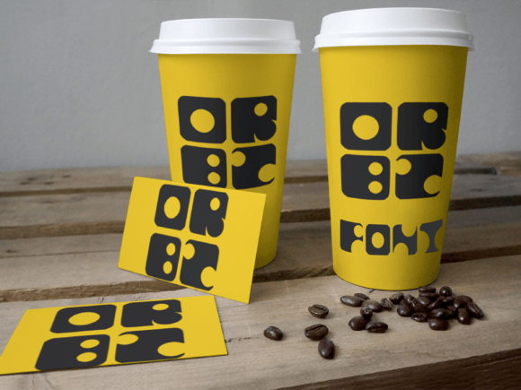 Orbz: A Modern Display Font for Handmade Labels & Printables
