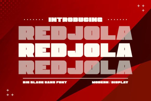 Redjola: A Bold Display Font That Elevates Handmade Products