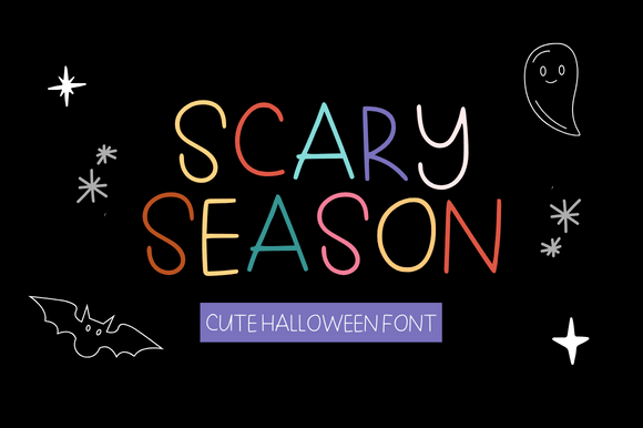 Scary Season Font: Playful & Spooky Display Type for Handmade Creators