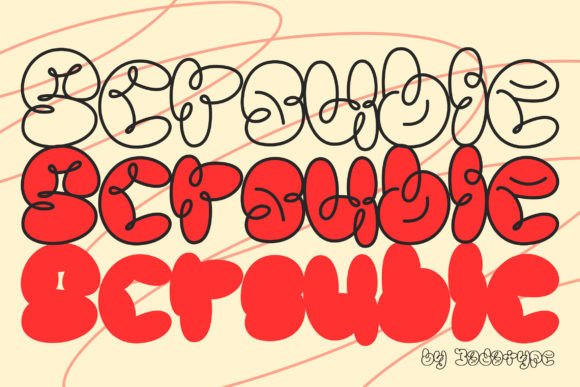 Scrouble: A Playful Font That Elevates Brand Identity