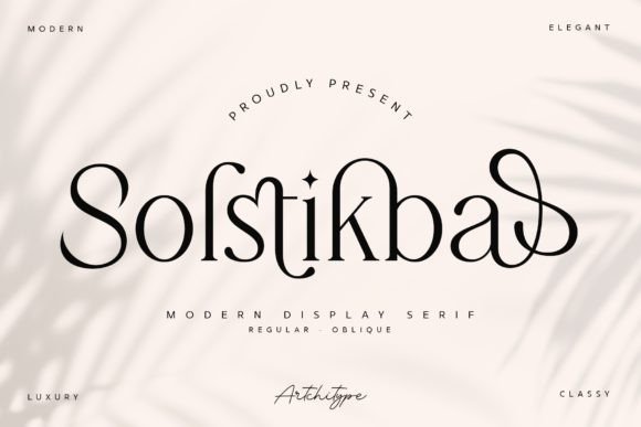 Solstikba: A Serif Font That Elevates Digital Branding