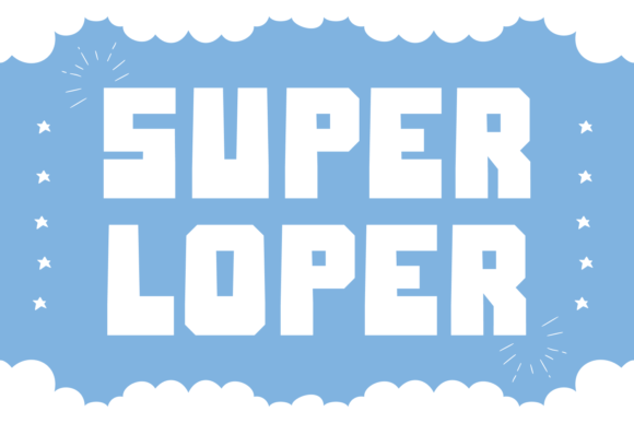 Super Loper: A Joyful Display Font for Digital Design