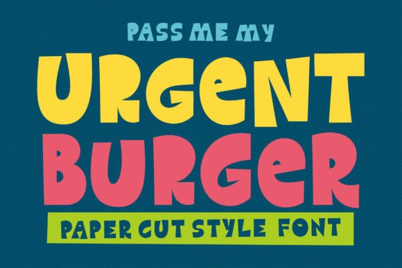 Urgent Burger: A Display Font That Makes Your Headlines Stop Scrolling