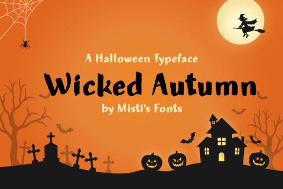 Wicked Autumn: A Spooky Display Font That Shines Online